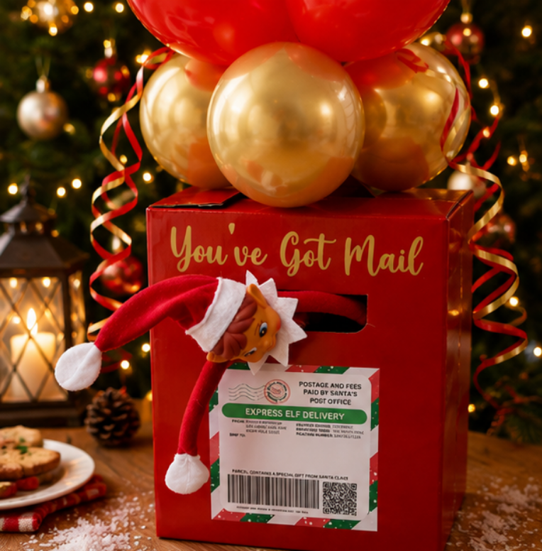 Elf Arrival North Pole Post Box Christmas DIY Kit